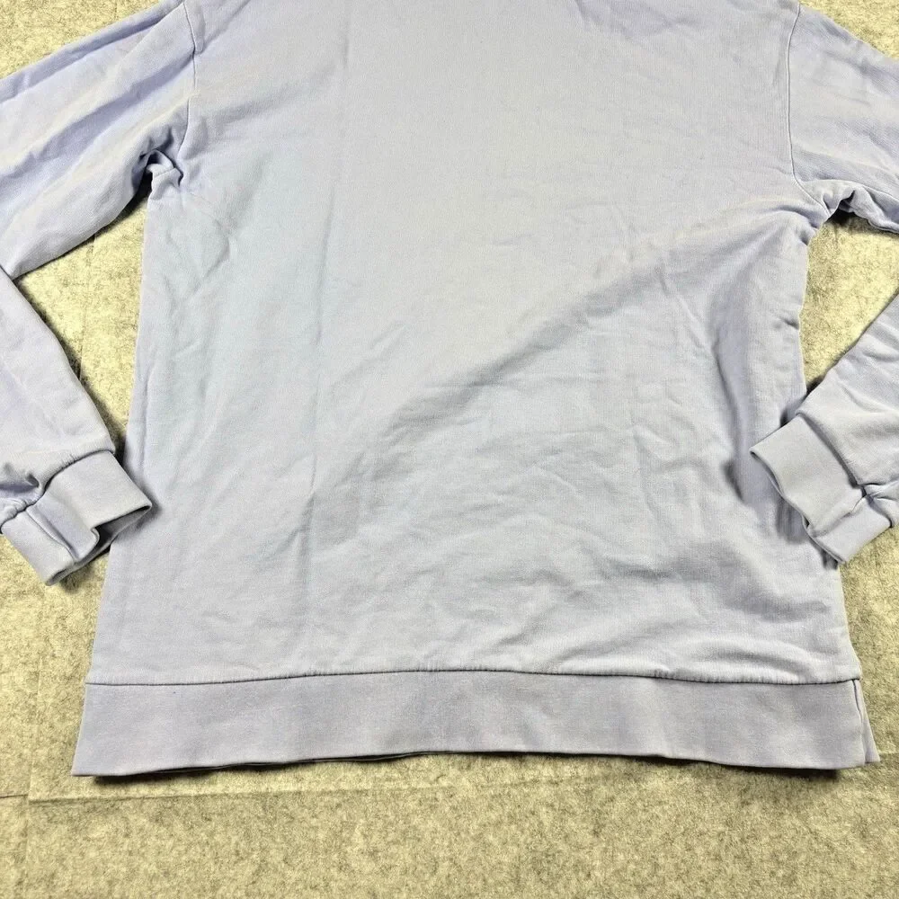 Mega Yacht Blue Purple Oversized Graphic Hoodie Sweatshirt 100% Cotton Womens OS